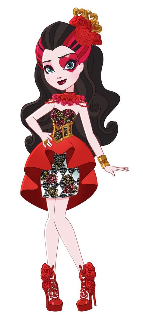 Lizzie Hearts (Spring Unsprung) from Ever After High Lizzie Hearts Costume, Lizzie Hearts Outfit, Spring Unsprung, Lizzie Hearts, Raven Queen, After High School, Dragon Games, Fantasias Halloween, Princess Art