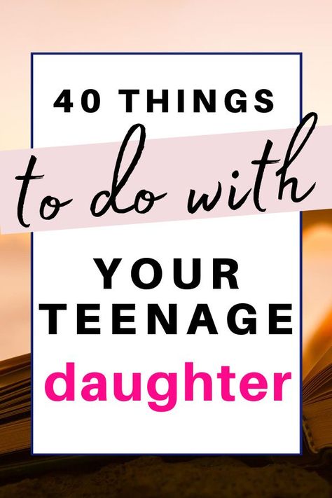 Quality one-on-one time with individual children is key to making each little feel special – especially as they grow older. Here’s a list of 40 things to do with your teenage daughter in case you are looking for fun ways to reconnect with your special girl. Mommy Daughter Activities, Mommy Daughter Dates, Mother Daughter Activities, Daughter Day, Mother Daughter Dates, Daughter Activities, Fact Or Fiction, Mother Daughter Bonding, Mother Daughter Relationships