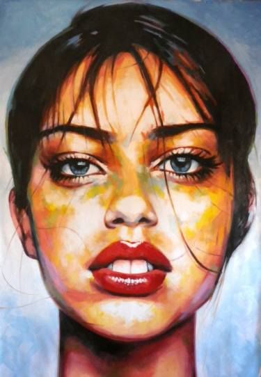 Saatchi Art Artist Thomas Saliot; Painting, “Color close up” #art Thomas Sailot, Thomas Saliot, Art Thomas, A Level Art, Portrait Artist, Figurative Art, Emerging Artists, Portrait Art, Art Sketchbook