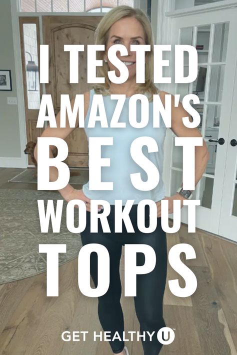 As someone who works out for a living, I have researched and found the best workout tank tops on Amazon. We’re covering Amazon crop tops, looser and tighter-fitting tops along with a few T-shirt style shirts. Amazon Crop Tops, Cropped Workout Top, Healthy Spine, Yoga Flows, Womens Workout Shirts, Clothes For Women Over 50, Cute Workout Outfits, Workout Tops For Women, Gym Workout Outfits