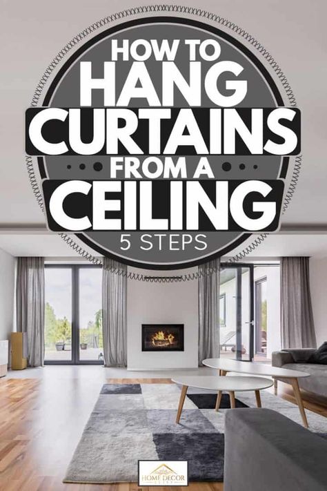 Bedroom Curtains Color, Curtains Over Bed, Floating Curtains, Curtains From The Ceiling, Curtains From Ceiling, Hang Curtains From Ceiling, Ceiling Mounted Curtains, Ceiling Mount Curtain Rods, Ceiling Curtain Rod