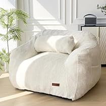 Comfy Bean Bag, Large Bean Bag Chair, Fluffy Chair, Giant Bean Bag, Large Bean Bag Chairs, Giant Bean Bag Chair, Bean Bag Couch, Fuzzy Fabric, Large Bean Bags