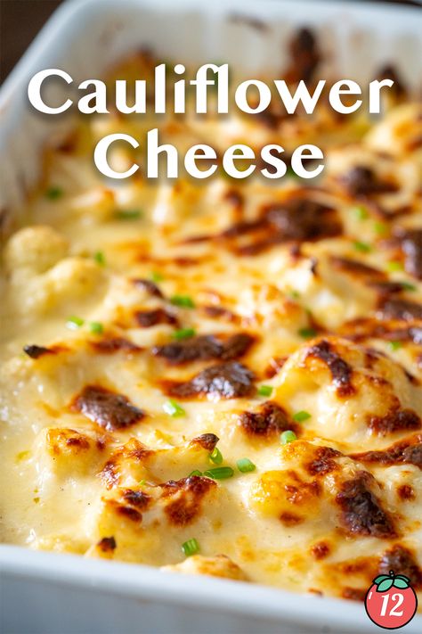 Roasted Cauliflower with Cheese Sauce | 12 Tomatoes Cauliflower With White Sauce, Cheese Sauce For Cauliflower Recipe, Roasted Cauliflower With Cheese Sauce, Cauliflower In Cheese Sauce, Cauliflower And Cheese Sauce, Sauce For Cauliflower, Roasted Cauliflower With Cheese, Cauliflower White Sauce, Cauliflower With Cheese Sauce