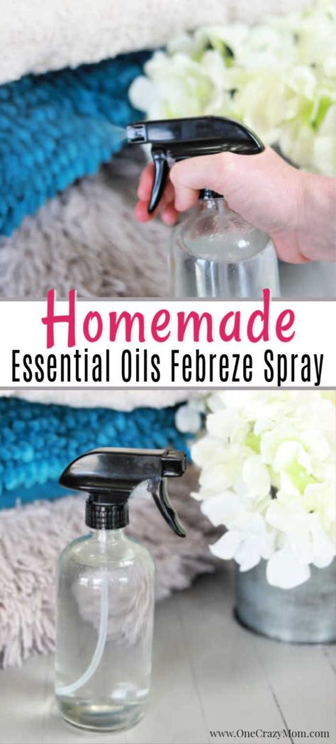 Keep your house smelling fresh with DIY Febreeze you can make at home. No need to spend tons of money at the store when you can make it at home. #onecrazymom #homescents #febreeze #diyfebreeze #homemadefebreeze #essentialoils #essentialoilblends #febreze Diy Febreeze, Febreeze Diy, Home Diy Easy, Febreze Recipe, Febreze Spray, Diy Febreze, Homemade Febreze, Natural Cleaning Products Diy, Diy Room Spray