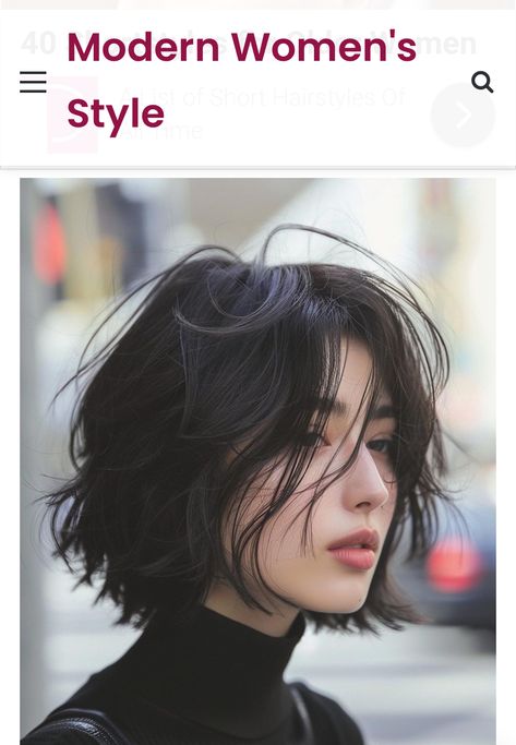 Shoulder Length Haircut Asian, Japanese Haircut Women, Short Hair With Bangs Asian, Short Black Hair Women, Short Hair Asian Women, Haircut Ideas For Brunettes, Short Hairstyle Asian Women, No Style Haircut, Short Hair Actress