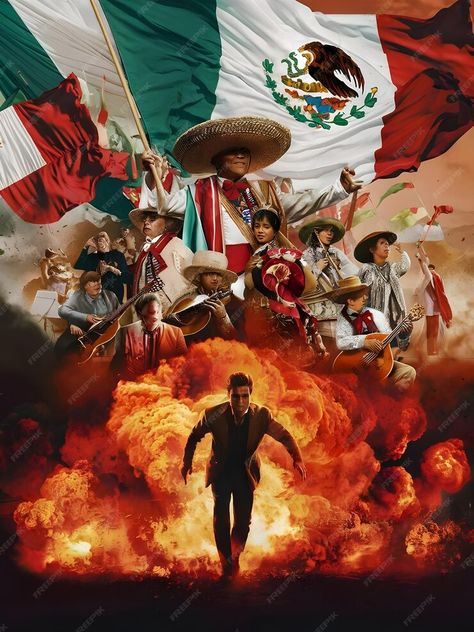 Premium Photo | Mexican Independence Day Celebration Poster Concept Mexico Independence Day, Congratulations Graduation Image, Independence Day Poster, Mexican Independence, Graduation Images, Mexican Independence Day, Cultural Celebration, Congratulations Graduate, Fireworks