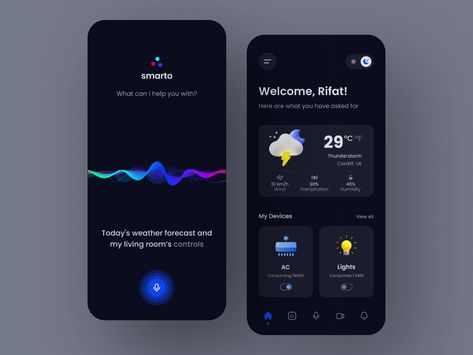 Fitness Tracking App, Ui Ux Design Trends, Social App Design, Weather Wallpaper, Ux Design Trends, Voice App, Ios Ui, Directory Design, App Interface Design