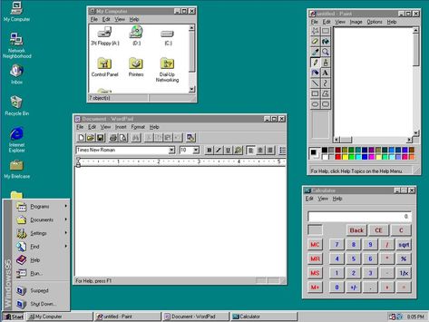 Windows 95 Desktop | Windows 95 was released 15 years ago to… | Flickr Weird Webcore, Webcore Edit, Retro App, 90s Vaporwave, Computer Aesthetic, Webcore Aesthetic, Instagram Edits, Desktop Windows, Windows 95