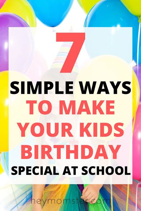 Pre K School Birthday Party, Kindergarden Birthday Party, School Bday Party Ideas, Homeschool Birthday Ideas, Birthday At Daycare, Birthday Celebration Ideas For Preschool, Birthday Kindergarten Ideas, School Birthday Craft Ideas, Birthdays At School