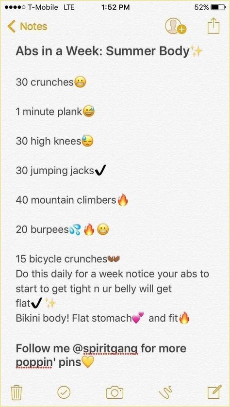 Abs In A Week, Workout Morning, Kiat Diet, Summer Body Workout Plan, Summer Body Workouts, Workouts For Teens, Month Workout, Body Workout Plan, Summer Workout