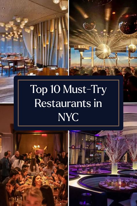 Experience the culinary magic of New York City in 2024! Unveiling the top 10 must-try restaurants, we’ve covered everything from trendy eateries reminding you of a vibrant atmosphere to upscale spots like Nobu Downtown or Beauty & Essex spotlighting remarkable dishes. Whether you're in the mood for sushi, classic American, or avant-garde cuisine, there's something here for everyone. Ready to take a delicious leap? Share a meal with loved ones and capture every flavorful moment! Don't miss the chance to savor NYC's finest eats. Ny Restaurants Aesthetic, Where To Eat In Midtown Nyc, Best Restaurants In Brooklyn Ny, Restaurants New York City, Upper East Side Restaurants Nyc, Russian Tea Room Nyc, Best Restaurants In New York City, Best Italian Restaurants In Nyc, New York City Restaurants Top 10