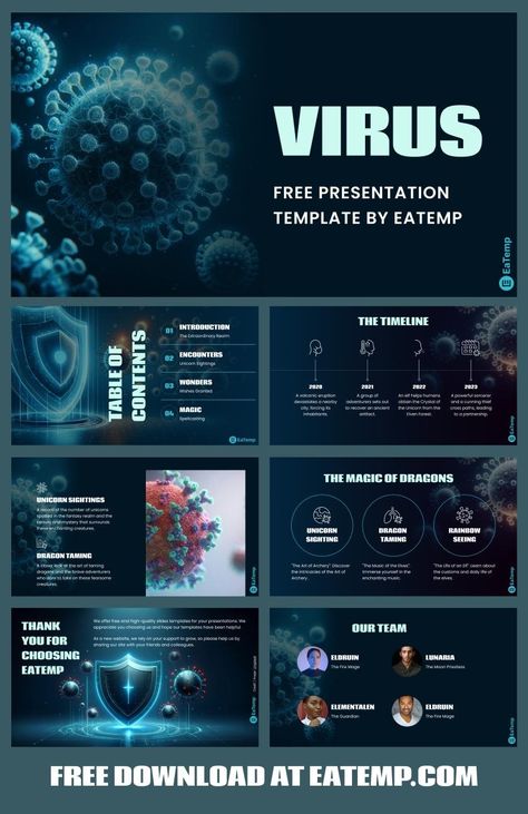 Virus 13 Slide Template Power Points, Ppt Inspiration, Powerpoint Ideas, Free Powerpoint Presentations, Presentation Slides Design, Powerpoint Slide Designs, Desain Buklet, Slides Design, Powerpoint Presentation Design