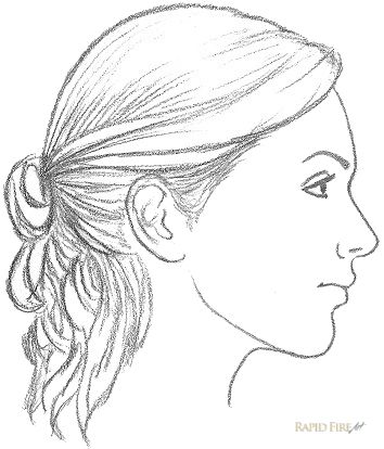 Female Face Profile Drawing, Face Side View Drawing, Face Profile Drawing, Drawing Profile, Side Face Drawing, Side View Of Face, Side View Drawing, Face Outline, Girl Face Drawing