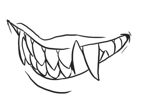 how to draw sharp teeth and have them make sense: a tutorial (With