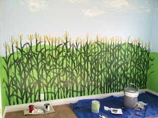 Farm Mural Wall Decor, Farm Mural Painting, Barnyard Classroom, Annie Play, Farm Mural, Farm Classroom, Farm Backdrop, Farm Inspiration, Farm Bedroom