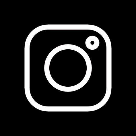 Shortcut App Covers Aesthetic Black, Instagram Black Icon, Instagram Dark Icon, Instagram Icon Black, Black Camera Icon, Cool App Icons, Icon App Design, Homescreen App Icons, Black Homescreen