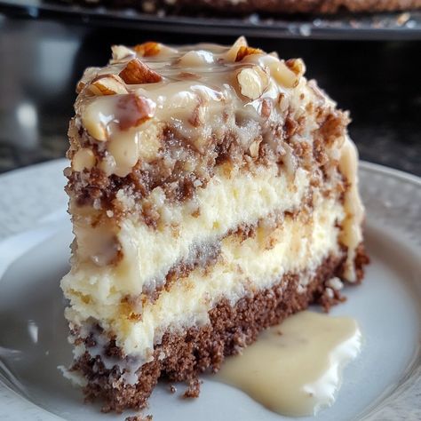 BigmamasRecipe (@bigmommasrecipe) on Threads Chocolate Cake With Cheesecake, German Chocolate Cheesecake, Moist White Cake, German Chocolate Cake Recipe, Coconut Pecan Frosting, Baking Measurements, Rum Cake, German Chocolate Cake, German Chocolate