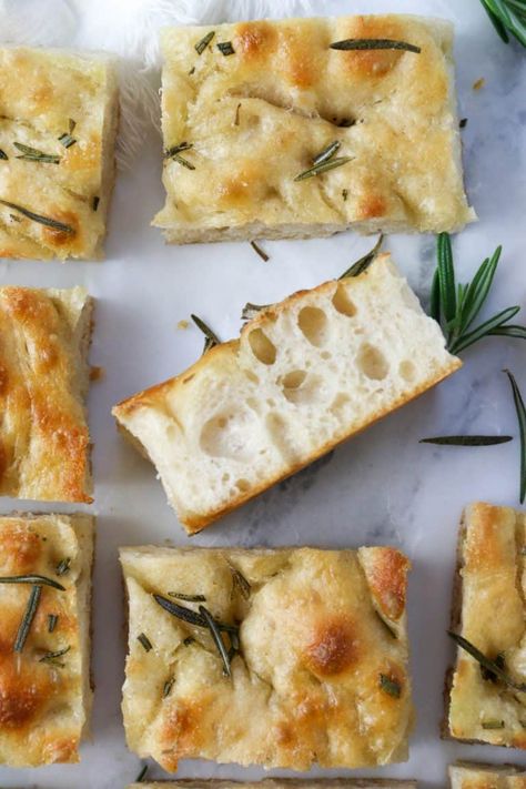 Discard Foccacia Bread Recipes, Sourdough Discard Foccacia Bread Recipes, Sourdough Foccacia Recipe Farmhouse On Boone, Recipe Swap Ideas, Easy Soughdough Recipes, Fig Sourdough Bread, Soft Sourdough Recipes, Garlic Sourdough Focaccia, Sourdough Ficottia Bread