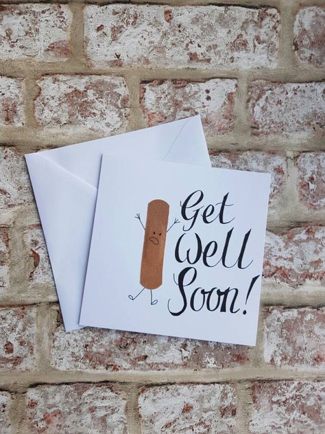 Get well soon card Get well card Funny get well by OrigiartDesigns Gifts For Gamer Boyfriend, Care Package Decorating, Get Well Gift Baskets, Get Well Soon Gifts, Get Well Gifts, Encouragement Gifts, Colorful Bouquet, Get Well Soon, Uplifting Messages