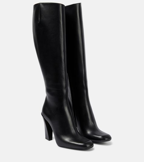 Denim Knee High Boots, Pointy Toe Boots, Luxury Boots, Leather Knee High Boots, Fancy Shoes, Pointed Toe Boots, Beautiful Boots, Knee High Leather Boots, Pretty Shoes