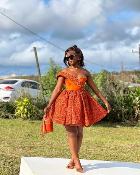 Tswana Dresses Traditional Weddings, Leteisi Dress Patterns 2024, Orange Traditional Dresses, Isishweshwe Dresses, African Bridesmaid Dresses Traditional, Zulu Traditional Attire Umemulo, Lobola Outfits Bridesmaids, Wedding Traditional Dresses, Modern Xhosa Attire