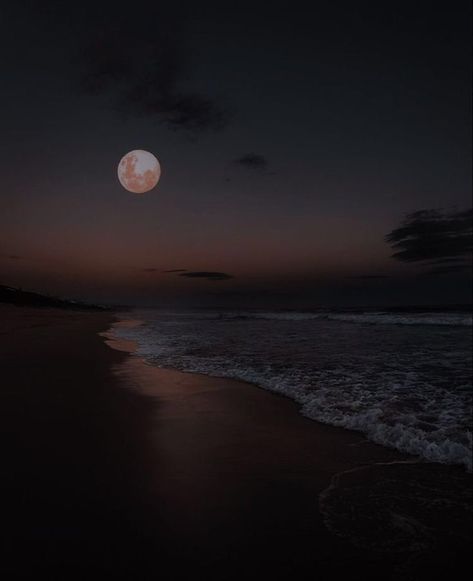 Heart Bones, Dark Beach, Talking To The Moon, Dark Summer, Ocean At Night, Dark Landscape, Beach At Night, Beach Night, Texture Inspiration