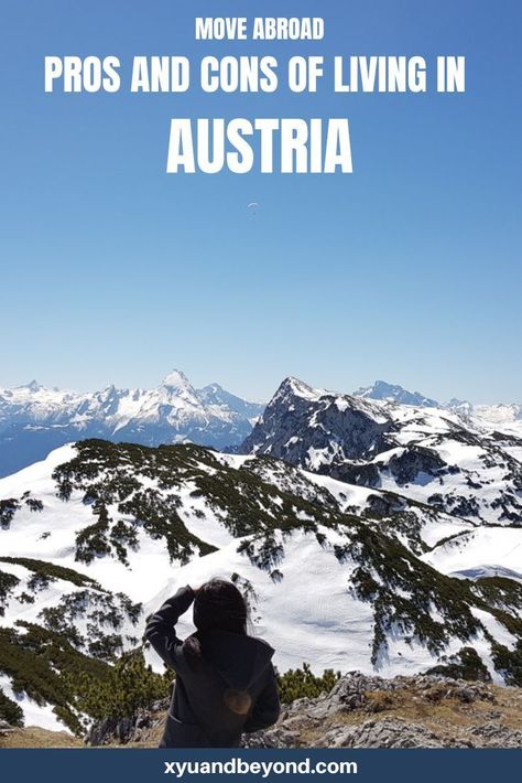 Discover the Pros and Cons of Living in Austria | TRAVEL | move abroad | live in Europe | move to Austria | travel Europe | discover life in another country | what to know before you move to Austria | move abroad Moving To Austria, Travelling Ireland, Live In Europe, Live Abroad, Road Trip Europe, Travel Around Europe, Another Country, Austria Travel, Move Abroad