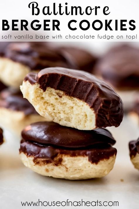 Vegetarian Cookie Recipes, Berger Cookies, Burger Cookies, Baking Lessons, Chocolate Fudge Frosting, Fudge Frosting, Dipped Cookies, Cookie House, Cookies Chocolate