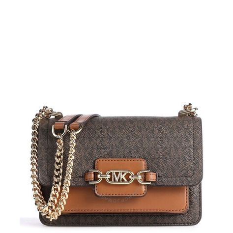 Discover great products at the best prices at Dealmoon. Michael Kors Ladies Heather Extra-small Logo Crossbody Bag - Brown/Acorn. Price:$168.23 at JomaShop.com Brown Michael Kors, Mk Handbags, Mk Bags, Brown Shoulder Bag, Phone Card, Bag Canvas, Signature Print, Bags Designer Fashion, Handmade Bags