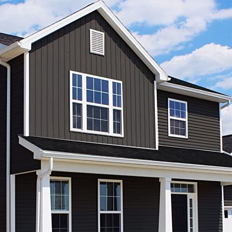 Board And Batton Siding, Certainteed Vinyl Siding, Vertical Vinyl Siding, Vinyl Siding Repair, Outside House Colors, Blue Siding, Siding Repair, Vinyl Board, Shingle House