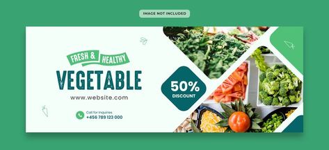 Vegetable facebook cover design template Grocery Store Flyer Design, Supermarket Graphic Design, Grocery Store Social Media, Grocery Banner, Food Banner Design, Grocery Store Ads, Shop Banner Design, Grocery Ads, Facebook Header