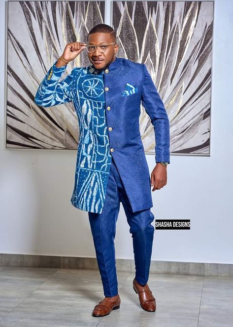 Africa Mens Fashion African Style, Men African Wear, Men African Fashion, Couples African Outfits, African Traditional Wear, Costume Africain, African Traditional Wedding Dress, Traditional Wedding Attire, Latest African Men Fashion