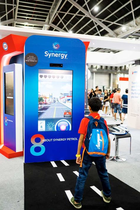 TRINAX | Esso Interactive Catching Game Activation Games, Interactive Booth, Interactive Retail, Brand Activation Ideas, Game Booth, Interactive Table, Interactive Marketing, Interactive Art Installation, Health Game