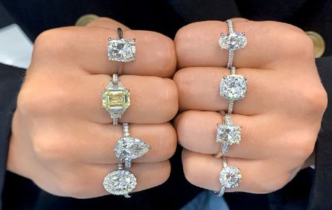 Most Popular Diamond Shapes for Engagement Rings in 2022 Types Of Diamond Cuts, Heart Shaped Diamond Ring, Pear Shaped Diamond Ring, Fairytale Princess, Jewellery Business, Marquise Shape Diamond, Asscher Diamond, Types Of Diamonds, Luxury Jewellery