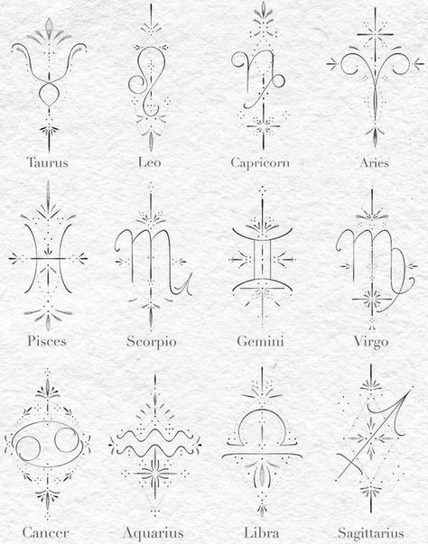 Tattoo Ideas Astrology Zodiac Signs, Aries Geometric Tattoo, Taurus Astrology Tattoo, 2x2 Tattoo Ideas For Women, Small Libra Tattoo, Fine Line Geometric Tattoo, Small Fine Line Tattoo Women, Mystical Tattoos For Women, Taurus Tattoo For Women