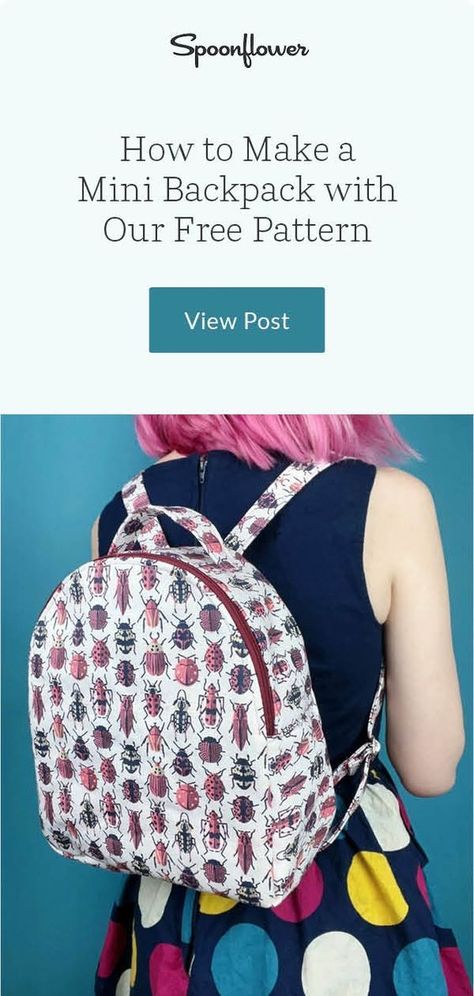 Simple Back Pack Pattern, Diy Fabric Backpack, Rucksack Pattern Free, Backpack Sewing Patterns Free, Diy Backpack Purse Free Pattern, Childs Backpack Free Pattern, Small Backpack Sewing Pattern, How To Make Backpacks Diy, Mini Backpack Diy Free Pattern