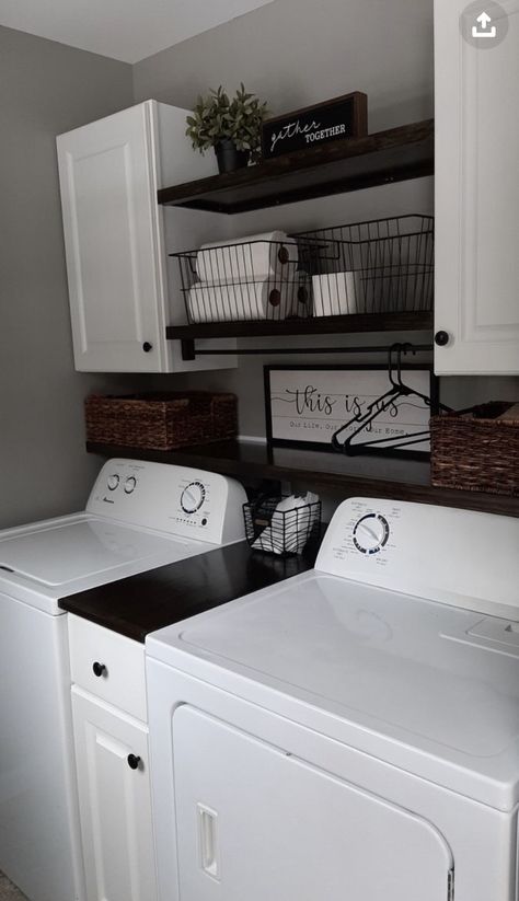 Laundy Room, Laundry Room Update, Small Laundry Room Makeover, Rustic Laundry Rooms, Mirrors Bathroom, Dream Laundry Room, Laundry Room Closet, Laundry Room Renovation, Laundry Room Remodel