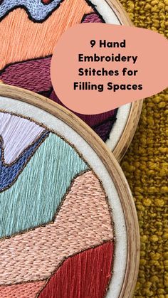 Embroidery Filler Ideas, Embroidery Fill Patterns, Embroidery On Jeans Tutorials, Embroidery Stitch How To, Best Material For Embroidery, Space Hand Embroidery, Embroidery Stitch For Filling, Embroidery To Fill Space, Chain Stitch Filling Embroidery