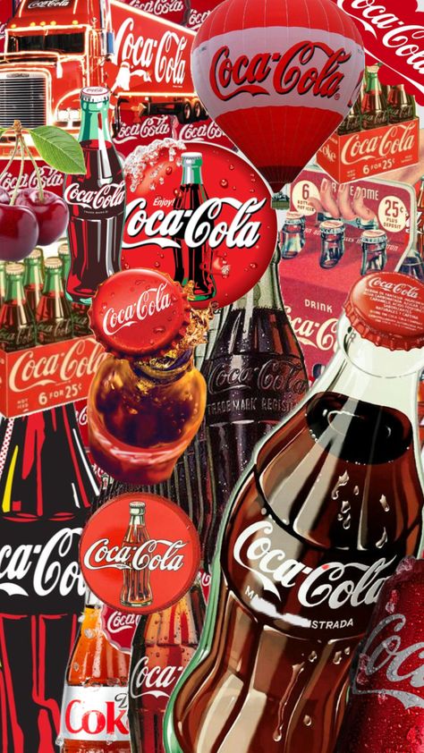 Coca Cola Aesthetic, Cola Aesthetic, Coca Cola Pictures, Vintage Americana Aesthetic, Coca Cola Wallpaper, Coca Cola Poster, Americana Aesthetic, Coca Cola Drink, Coca Cola Ad