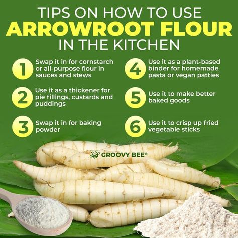 Arrowroot Flour Recipes, Gfcf Diet, Pudding Pie Filling, Vegan Patties, Vegetable Sticks, Arrowroot Flour, Good Pie, Recipes Vegan, Flour Recipes