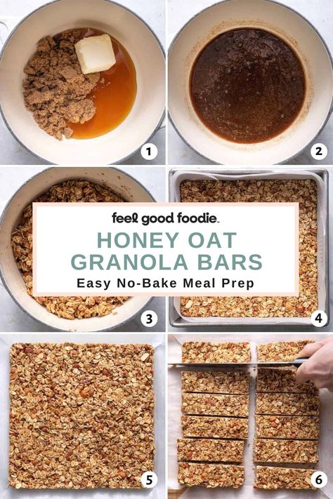 Oatmeal Cereal Bars, How To Make Granola Bars Healthy, Cinnamon Granola Bars, Rolled Oats Granola Bars, Quaker Granola Bars, Homemade Baked Oatmeal Bars, Diy Oat Bars, Gronala Bars Recipes Easy, Oats And Honey Granola Bars Chewy