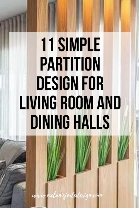 Redefine your space with elegance! ✨ Uncover 11 simple yet impactful partition designs to seamlessly separate your living room and dining hall. Enhance flow, maximize space, and elevate aesthetics with these innovative dividers. Tailor your home's ambiance by striking the perfect balance between openness and intimacy. 🏡🍽🛋 #PartitionMagic #RoomDesign #FunctionalElegance Home Partition Ideas Divider Walls, Living Room Designs With Partition, Entry Separation Wall, Restaurant Partition Design Ideas, Partition Hallway Living Room, Living Room Dining Room Partition Ideas, How To Separate Hallway From Living Room, Small House Partition Ideas, Open Plan Living And Dining Decor