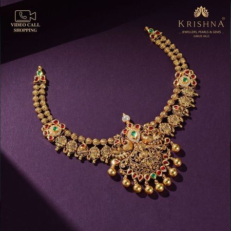 https://in.pinterest.com/krishnajewellersjubileehills/ Ruby Gold Jewellery, 20 Grams Gold Necklace Designs Indian, Gold Necklace Set New Design, 40 Grams Gold Necklace Designs, 20grams Gold Necklace Indian, 20 Grams Gold Choker Designs, 30grams Gold Necklace Designs, Gold Necklace Set 20 Grams, Short Necklace Gold Indian