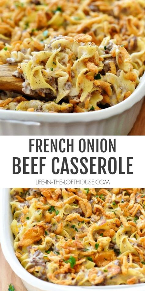 Onion Beef Casserole, French Onion Beef Casserole, French Onion Casserole, French Onion Beef, Onion Casserole, Keto Beef Recipes, Crock Pot Recipes, Beef Casserole Recipes, Ground Beef Recipes Easy