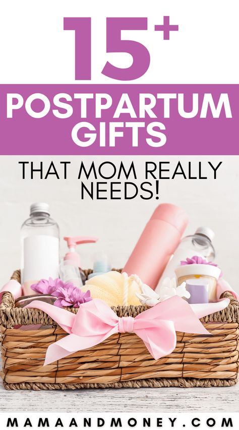 Mom Care Basket, Birth Gifts For Mom, Gifts For Mom Diy, Postpartum Kit, Best New Mom Gifts, Postpartum Gift Basket, Basket For Mom, Mom Care Package, Postpartum Gift