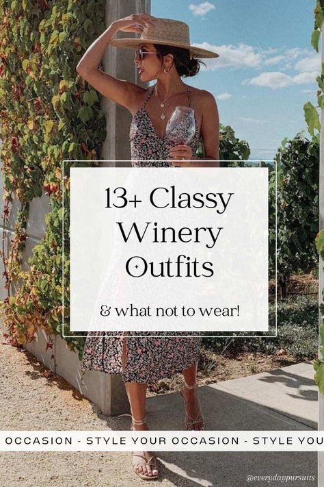 Vineyard Outfits Fall, Wine Tasting Outfit Summer, Wine Festival Outfit, Summer Wineries Outfit, Wine Country Outfit, Wine Tour Outfit, Engagement Party Outfit Guest, Napa Outfit, Winery Outfit Summer