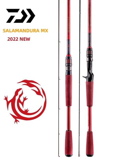 2022 NEW DAIWA SALAMANDURA MX Spinning/Baitcasting Lure Fishing Rod High Carbon 2S Fast Action FUJI Guide Ring - AliExpress Fishing Gear, Fishing Rod, Spinning, Fish