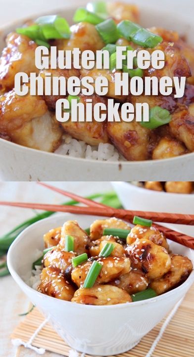 This Chinese Honey Chicken Recipe is healthier and better than takeout. It’s easy to make at home in only 29 minutes, and it’s one of the best gluten free recipes ever! #glutenfree #dinner #chinese #honeychicken #paleochickenrecipes Dinner Chinese, Chinese Honey Chicken, Gluten Free Chinese, Honey Chicken Recipe, Better Than Takeout, Takeout Food, Best Gluten Free, Resep Diet, Best Gluten Free Recipes