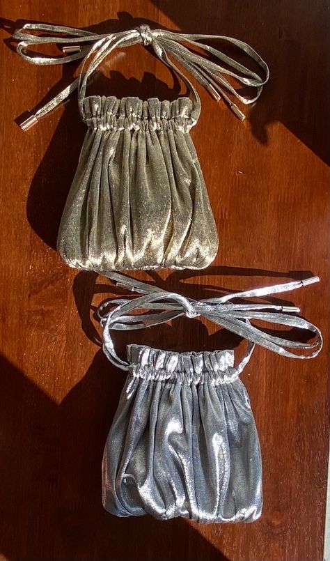 Gold or Silver Tote Bag Purse Handmade Luxury Metallic Fabric Gift for Her Wedding Occasion Evening Drawstring Handle - Etsy Canvas Bag Design, Wedding Bags, Silver Bags, Silver Fabric, Small Tote Bag, Fabric Accessories, Wedding Bag, Metallic Fabric, Mini Tote Bag