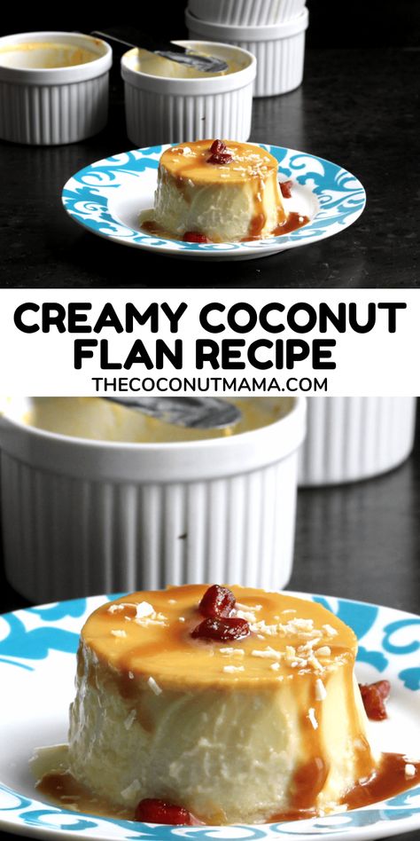 Coconut Flan Recipe, Caramel Recipe Easy, Flan Dessert, Coconut Flan, Boricua Recipes, Postre Keto, Flan Recipe, Mexican Dessert, Caramel Recipes